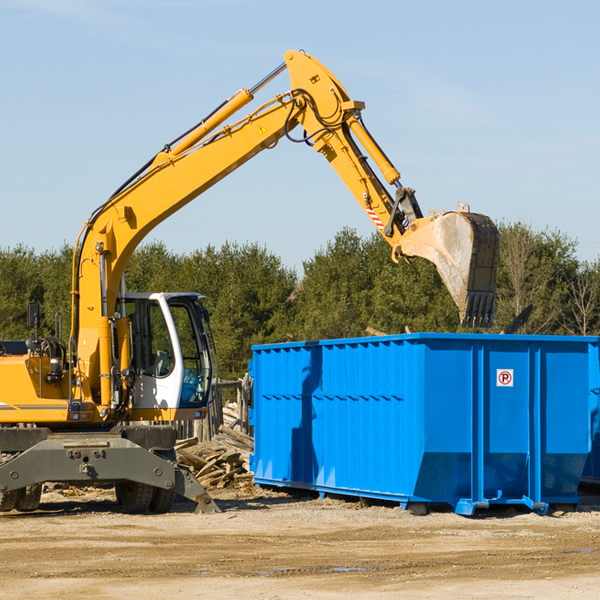 are there any restrictions on where a residential dumpster can be placed in Cottage Grove WI